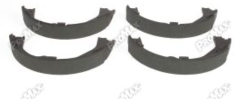 12-1051 BRAKE SHOES Rear