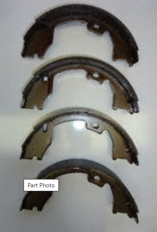 12-854 E-PARKING BRAKE SHOES Rear