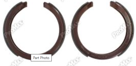 12-882 E-PARKING BRAKE SHOES