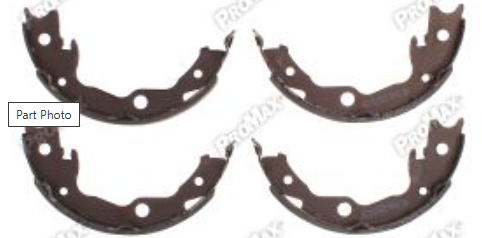 12-916 E-PARKING BRAKE SHOES Rear