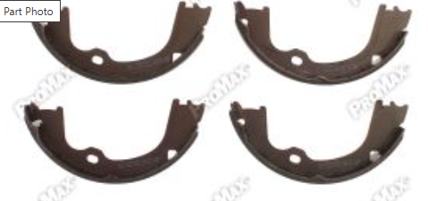 12-947 E-PARKING BRAKE SHOES Rear