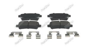 57-1430A CERAMIC PADS W/HARDWARE Rear w/SOLID REAR ROTORS