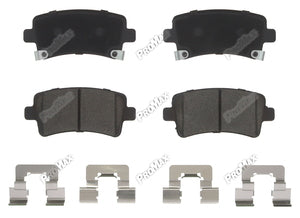 57-1430A CERAMIC PADS W/HARDWARE Rear w/SOLID REAR ROTORS