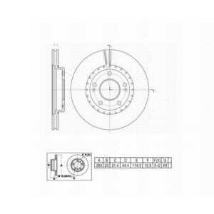 6621300 (YEN) 31584 BRAKE ROTOR Front or 6621474