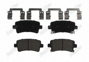 57-1430 CERAMIC PADS W/HARDWARE Rear WITH VENTED REAR ROTORS