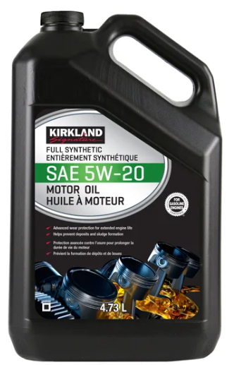 Kirkland Signature 5W20 Full Synthetic Motor Oil