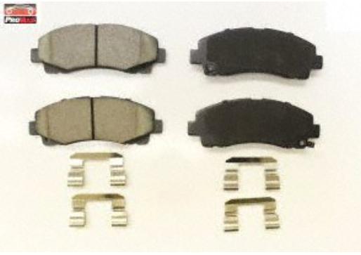 21-1102 CERAMIC PLUS PADS W/HARDWARE Front