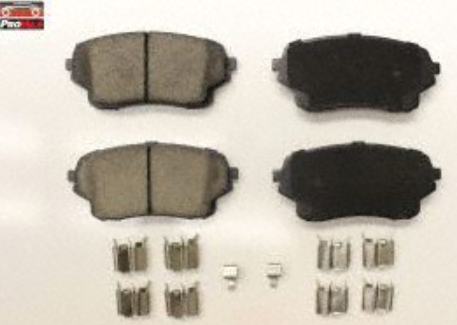 21-1105 CERAMIC PLUS PADS W/HARDWARE Front