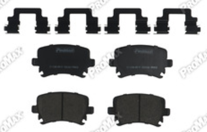 21-1108A CERAMIC PLUS PADS W/HARDWARE Rear