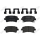 21-1430A CERAMIC PLUS PADS W/HARDWARE Rear w/SOLID REAR ROTORS