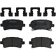 21-1430A CERAMIC PLUS PADS W/HARDWARE Rear w/SOLID REAR ROTORS